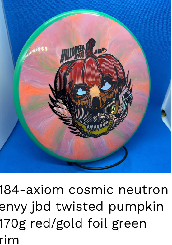 Axiom cosmic neutron envy’s twisted pumpkin JBD custom stamp