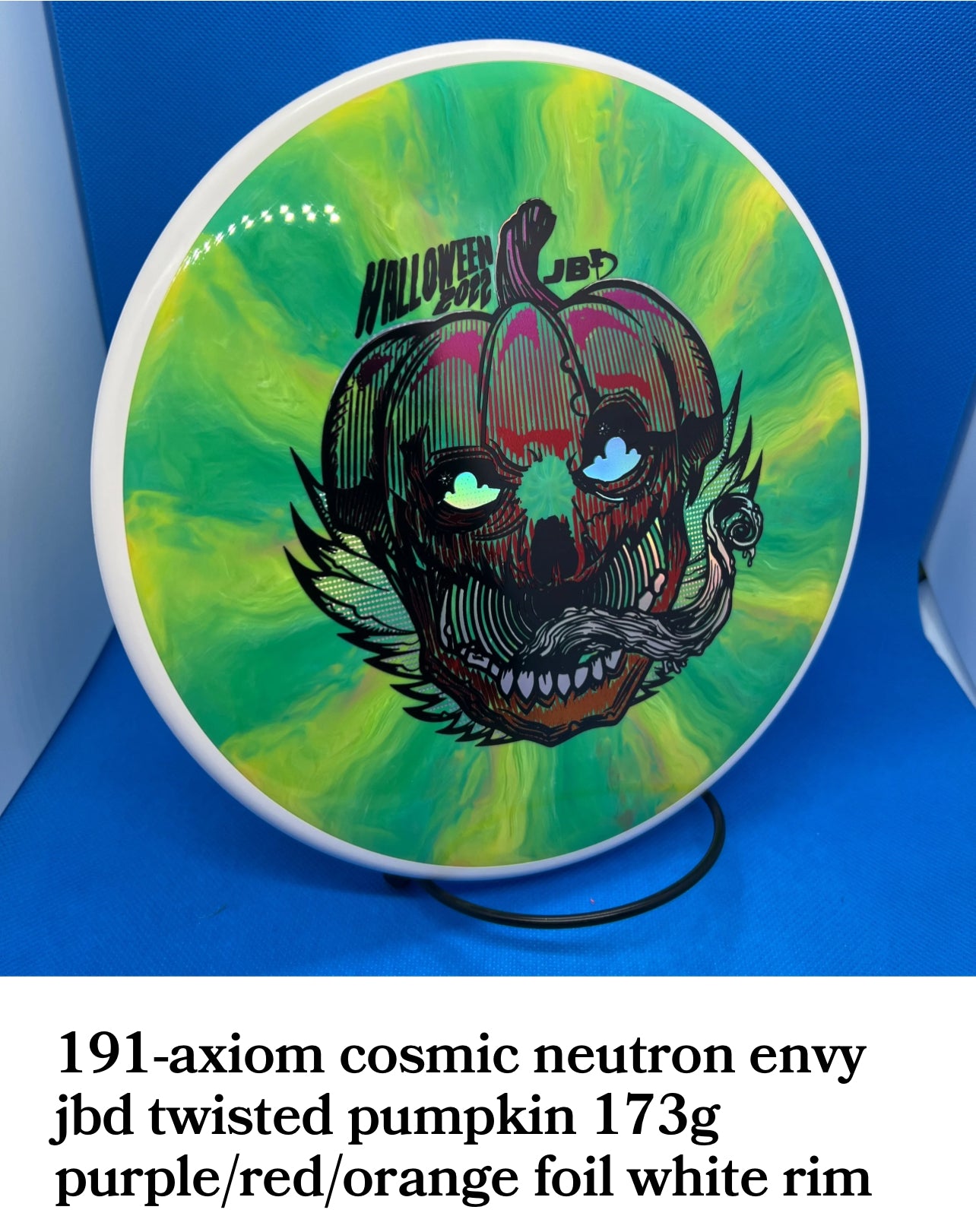 Axiom cosmic neutron envy’s twisted pumpkin JBD custom stamp