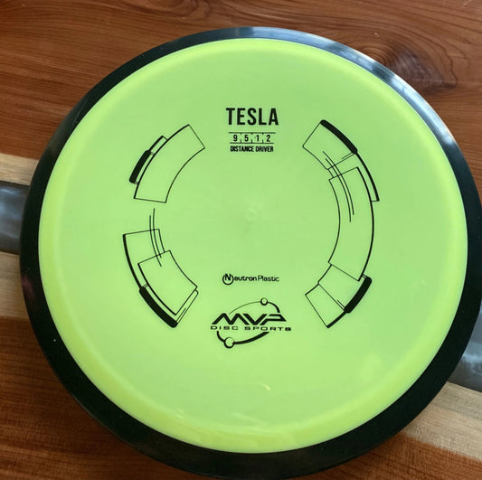 8-Mvp neutron Tesla bright greenish yellow plate 174