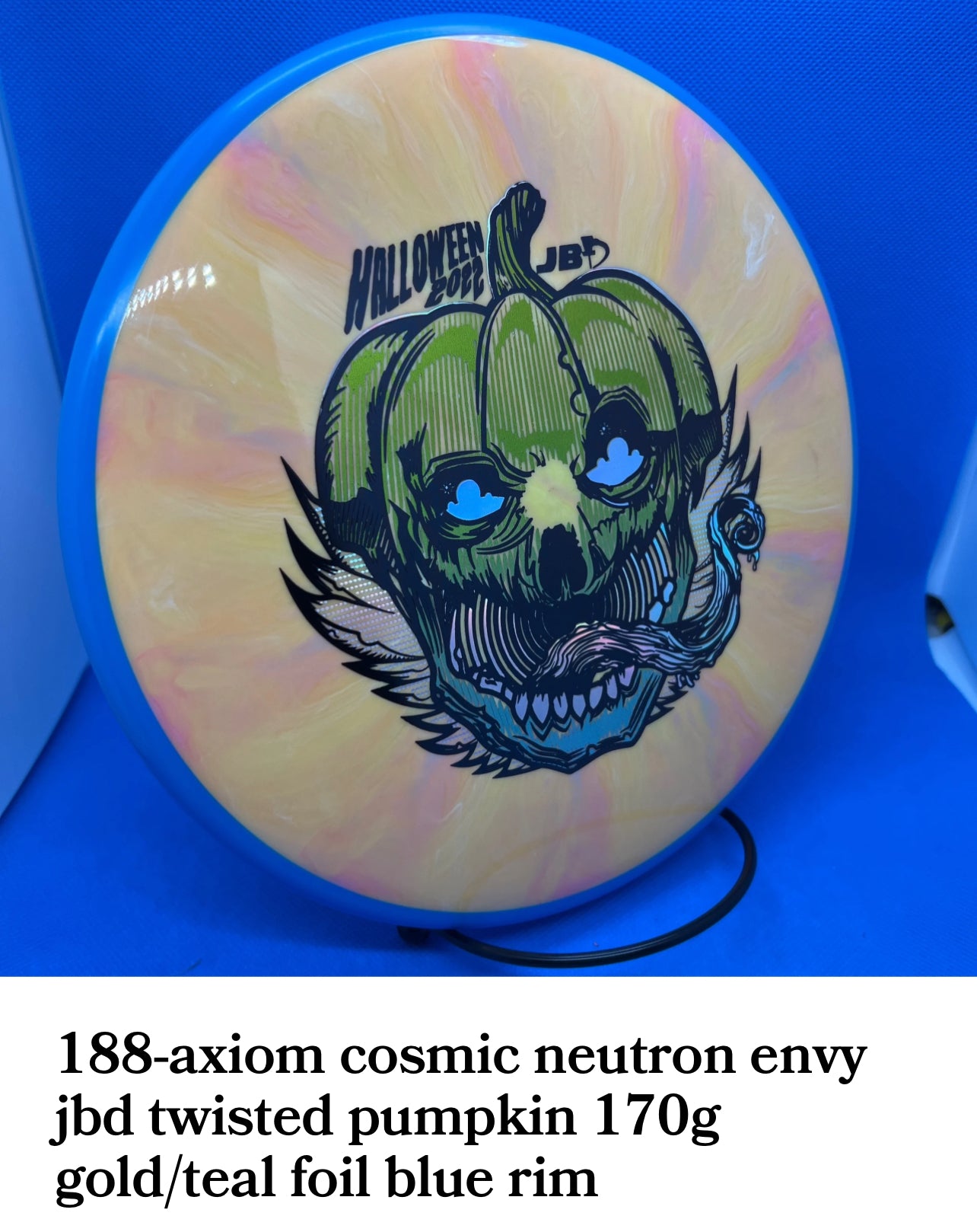 Axiom cosmic neutron envy’s twisted pumpkin JBD custom stamp