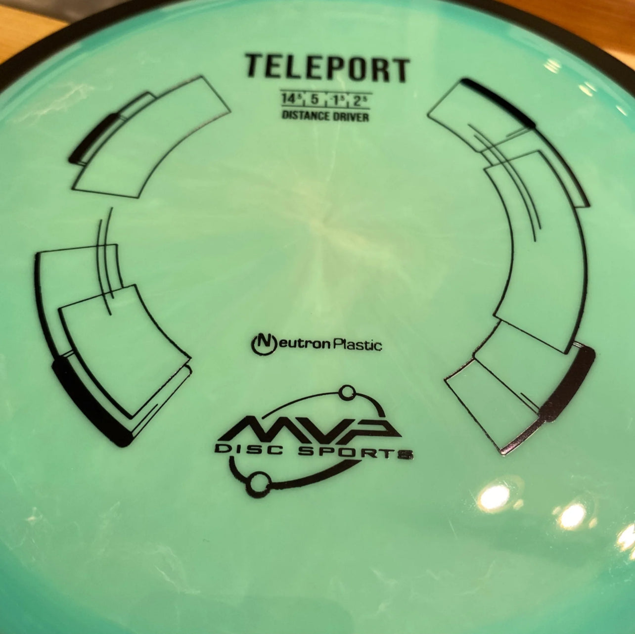 9-Mvp neutron teleport aqua green with white swirling 172g