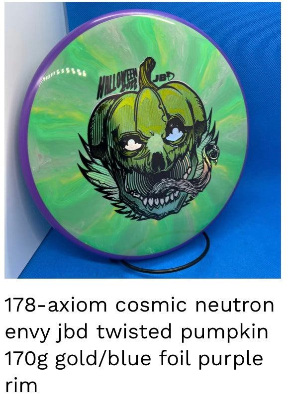 Axiom cosmic neutron envy’s twisted pumpkin JBD custom stamp