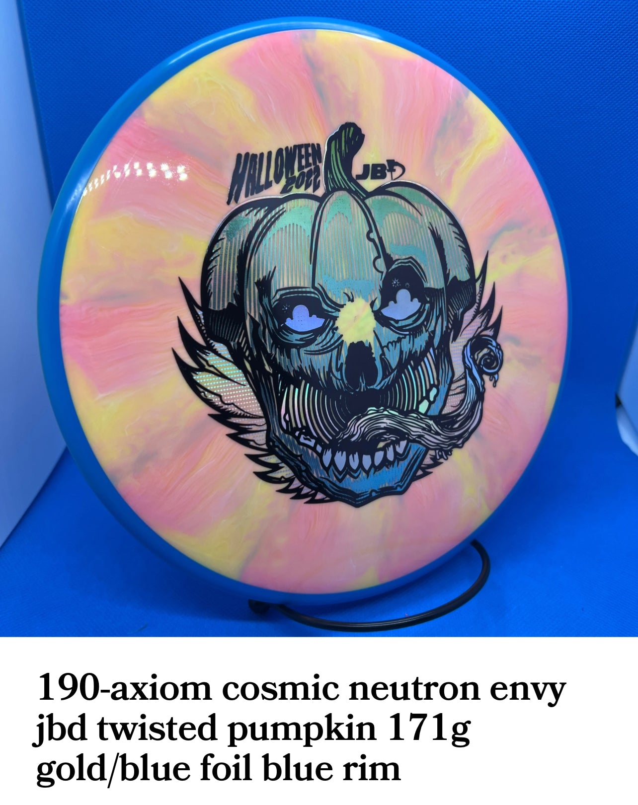 Axiom cosmic neutron envy’s twisted pumpkin JBD custom stamp