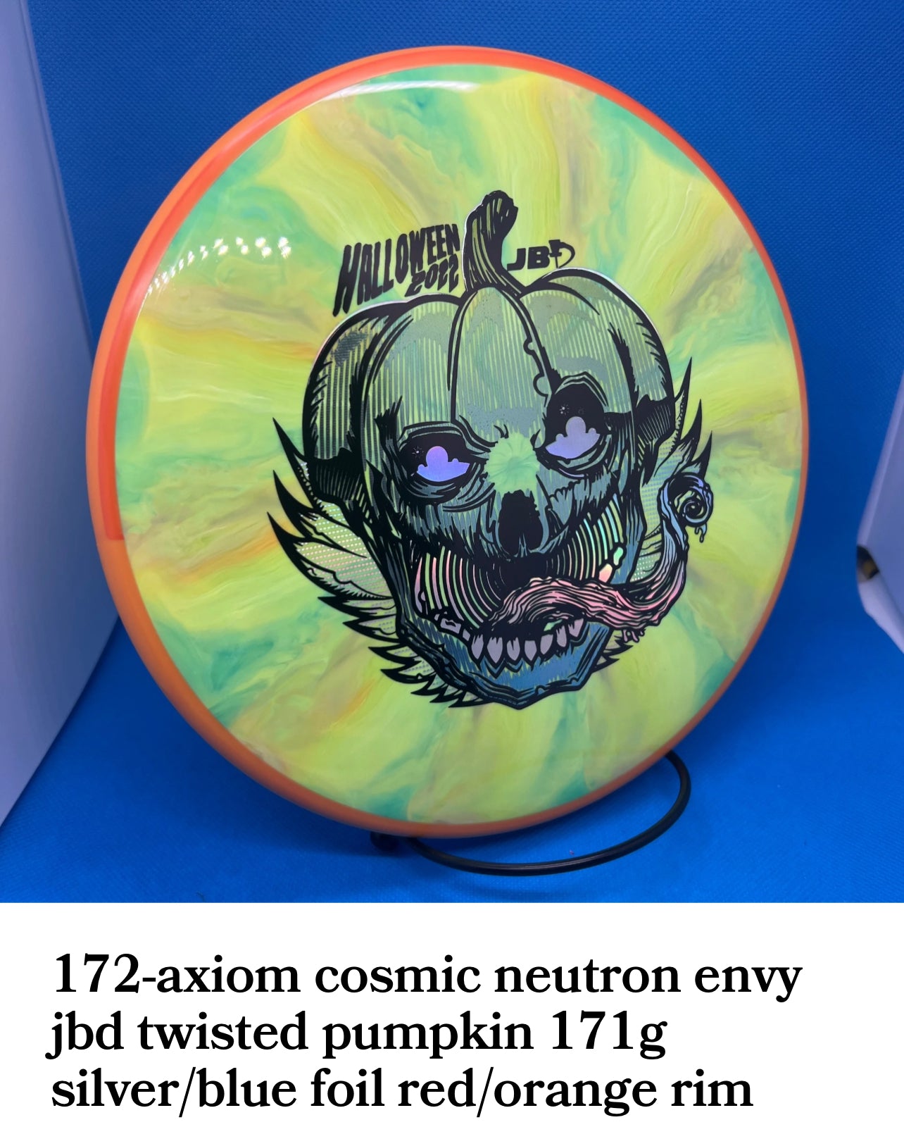 Axiom cosmic neutron envy’s twisted pumpkin JBD custom stamp