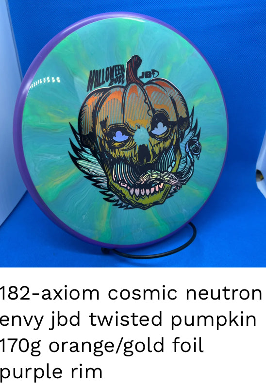 Axiom cosmic neutron envy’s twisted pumpkin JBD custom stamp