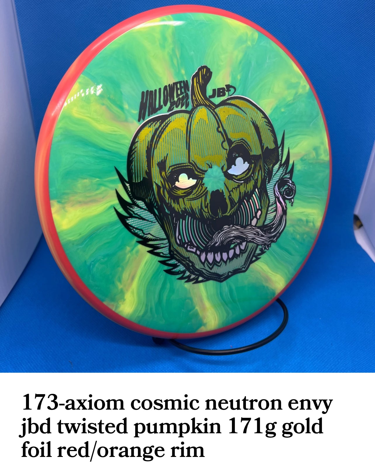Axiom cosmic neutron envy’s twisted pumpkin JBD custom stamp