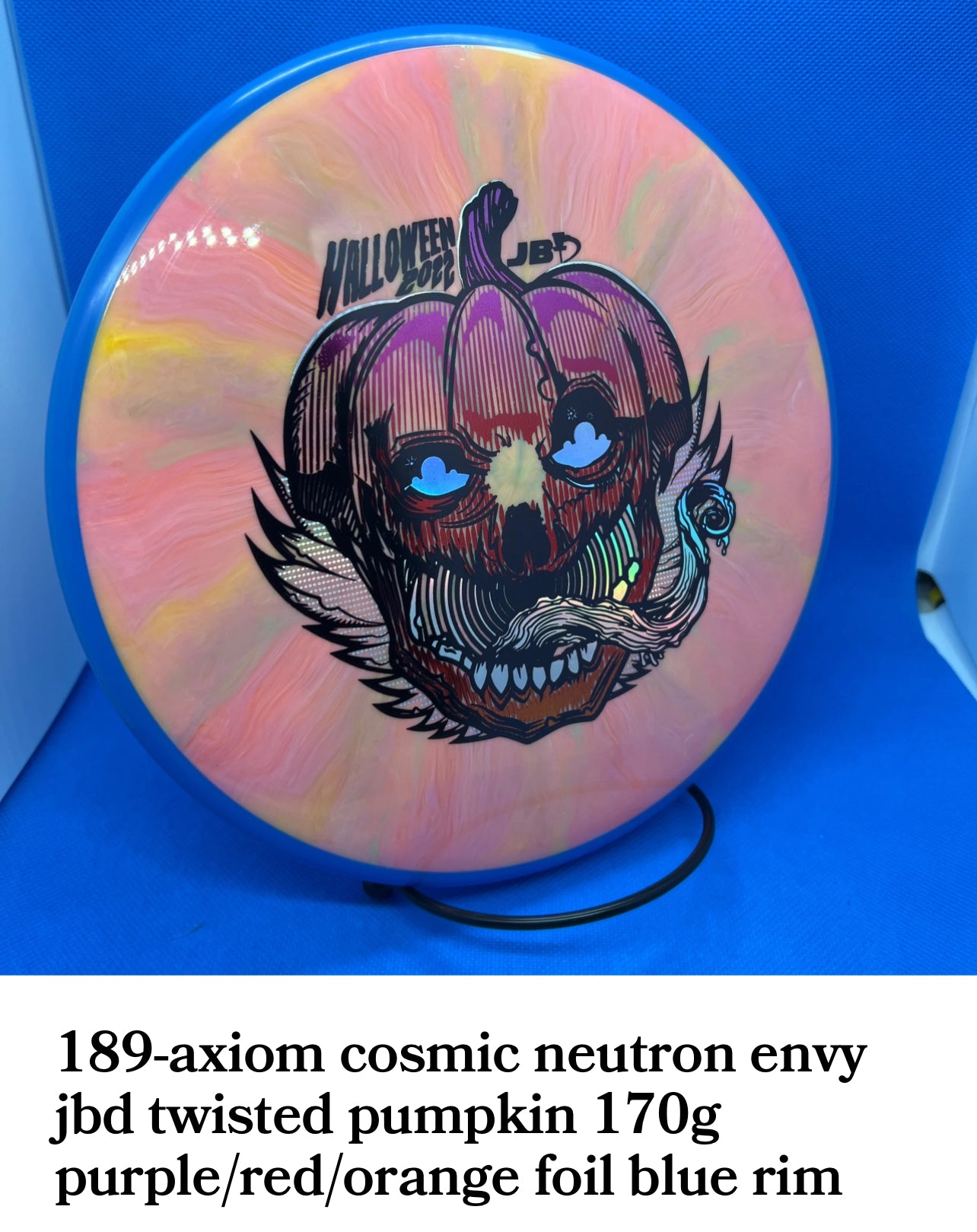 Axiom cosmic neutron envy’s twisted pumpkin JBD custom stamp