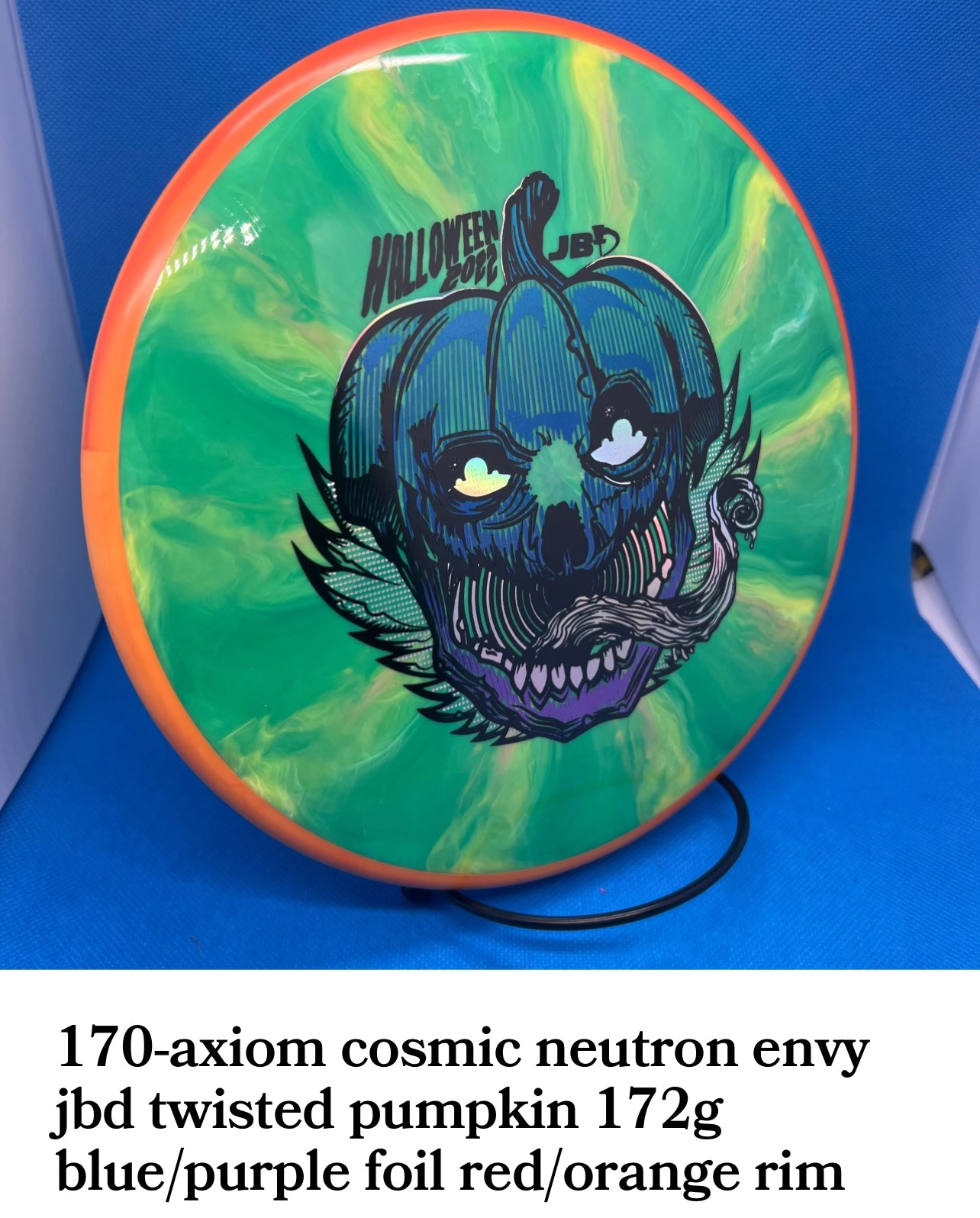 Axiom cosmic neutron envy’s twisted pumpkin JBD custom stamp