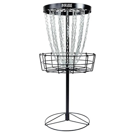 MVP Black Hole Pro HD 24-Chain Portable Disc Golf Basket Target