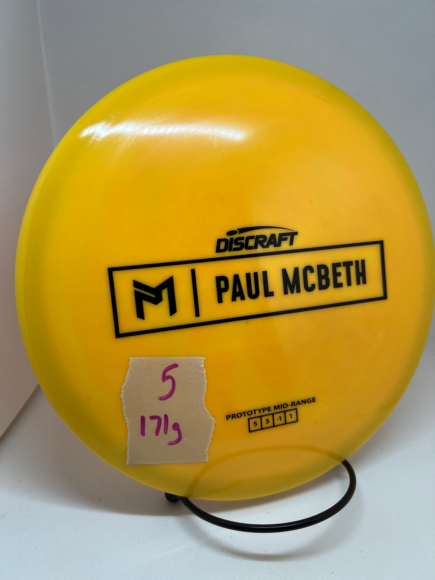 Discraft Paul Mcbeth prototype malita